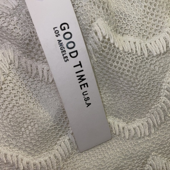 Good Time Matching Set White Lace Size M - Picture 9 of 9